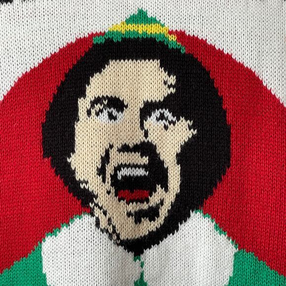 Elf the Movie Buddy CHRISTMAS GOT ME LIKE AHHH! Ugly Christmas Sweater Size M - Picture 2 of 5